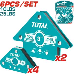 JUEGO DE 6 ESCUADRAS MAGNETICAS TOTAL