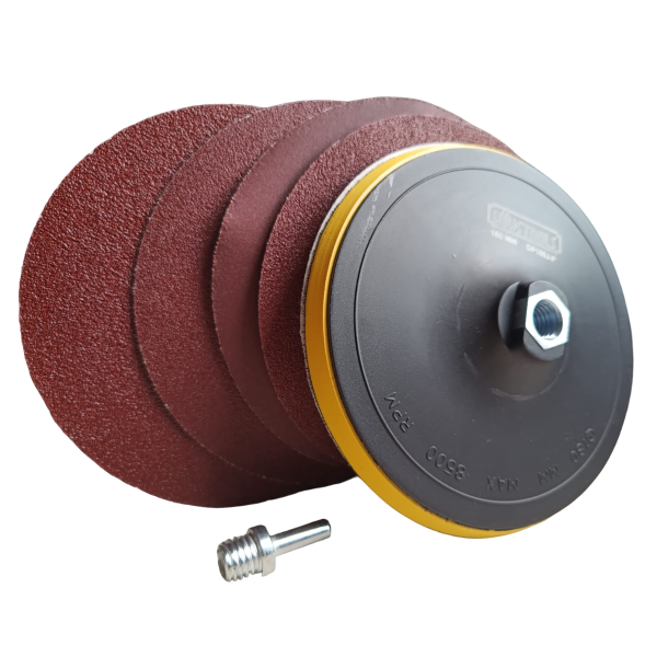 DISCO PARA PULIR 180 MM CON 5 LIJAS UYUSTOOLS