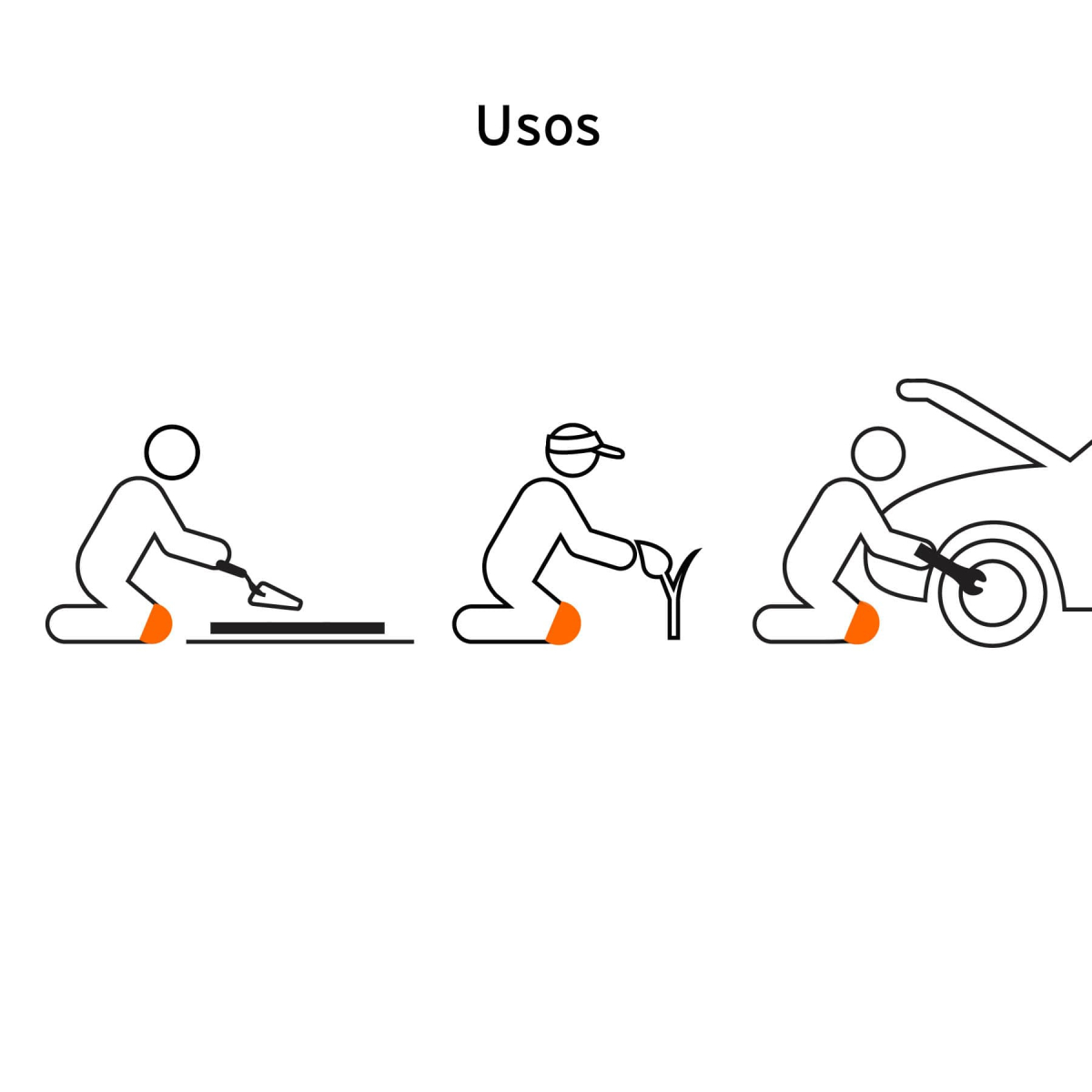 RODILLERAS LIGERAS DE GEL Y EVA TRUPER - Imagen 3