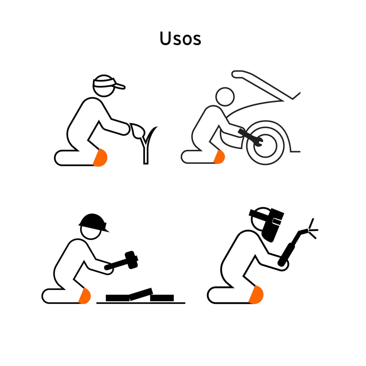 RODILLERAS DE GEL Y EVA CON CORREA ANTIDESLIZANTE TRUPER - Imagen 3