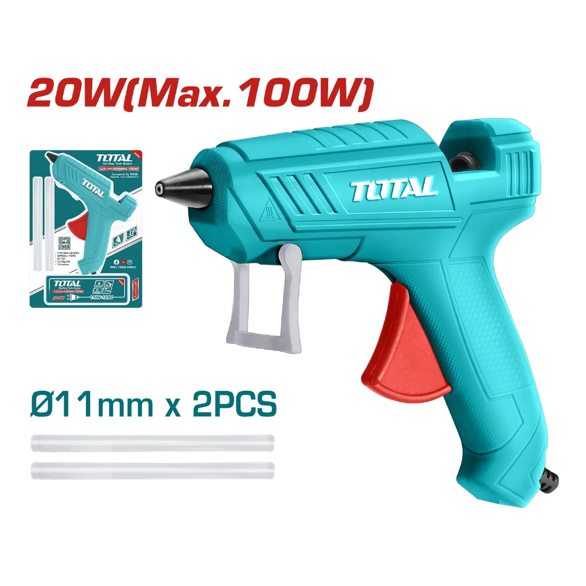 PISTOLA ELECTRICA PARA SILICONA TOTAL