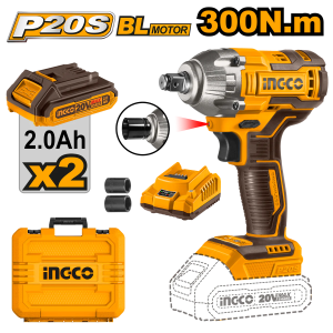 LLAVE DE IMPACTO INALAMBRICA 1/2″ 20 V P20S INGCO