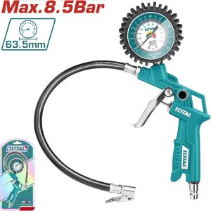 PISTOLA MEDIDOR DE PRESION DE LLANTAS 12 BAR 174 PSI TOTAL