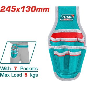 PORTA HERRAMIENTAS DE 7 BOLSILLOS PARA CINTURON TOTAL