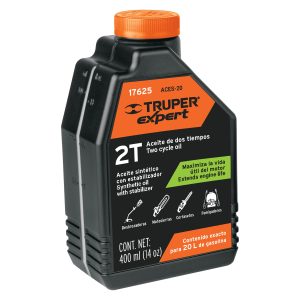 ACEITE SINTETICO PARA MOTOR DE 2 TIEMPOS 400 ML TRUPER