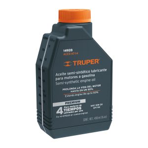 ACEITE SEMI-SINTETICO PARA MOTOR 4 TIEMPOS 400 ML TRUPER