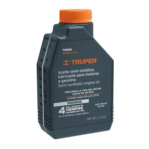 ACEITE SEMI-SINTETICO PARA MOTOR 4 TIEMPOS 1000 ML TRUPER