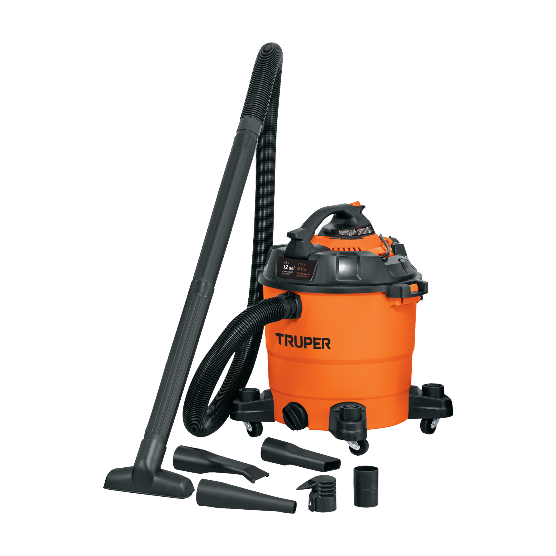 ASPIRADORA/SOPLADORA DE SOLIDOS Y LIQUIDOS 12 GALONES TRUPER