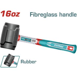 MAZO DE GOMA MANGO FIBRA DE VIDRIO 16 OZ 450 G TOTAL