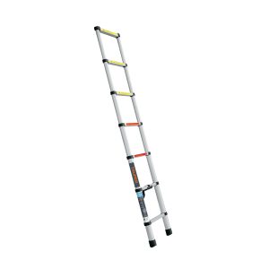 ESCALERA TELESCOPICA 7 PELDAÑOS TIPO II CAPACIDAD 102 KG TRUPER